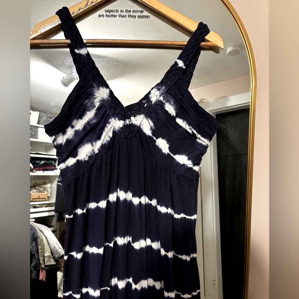 Blue and White Striped Ana Sundress